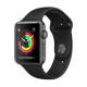 Apple Watch Series 3 GPS 42mm Space Grey Aluminium Case with Black Sport Band Model A1859 MTF32GK/A