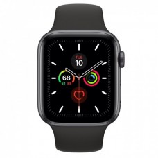 Apple Watch Series 5 GPS 40mm Space Gray Aluminium Case with White Sport Band Model A2092 MWV82GK/A