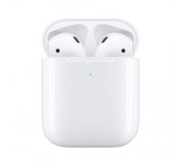 Наушники беспроводные вставные с микрофоном Bluetooth Apple AirPods with Charging case (MV7N2CH)