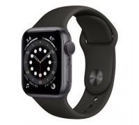 Apple Watch Series 6 GPS 44mm Space Grey Aluminium Case with Black  Sport Band - Regular Model A2292