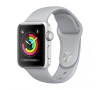 Apple Watch Series 3 GPS 42mm Silver Aluminium Case with Fog Sport Band Model A1859 MQL02GK/A