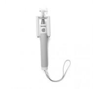 Монопод для селфи, Deluxe, DLS-100W, Bluetooth, Серый с белым