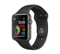 Apple Watch Series 1 42mm Space Gray Alluminium Case with Black Sport Band Model A1803 MP032GK/A