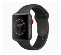 Apple Watch Series 3 42mm Space Grey Aluminium Case with Black Sport Band GPS  Model A1859 MQL12GK/A